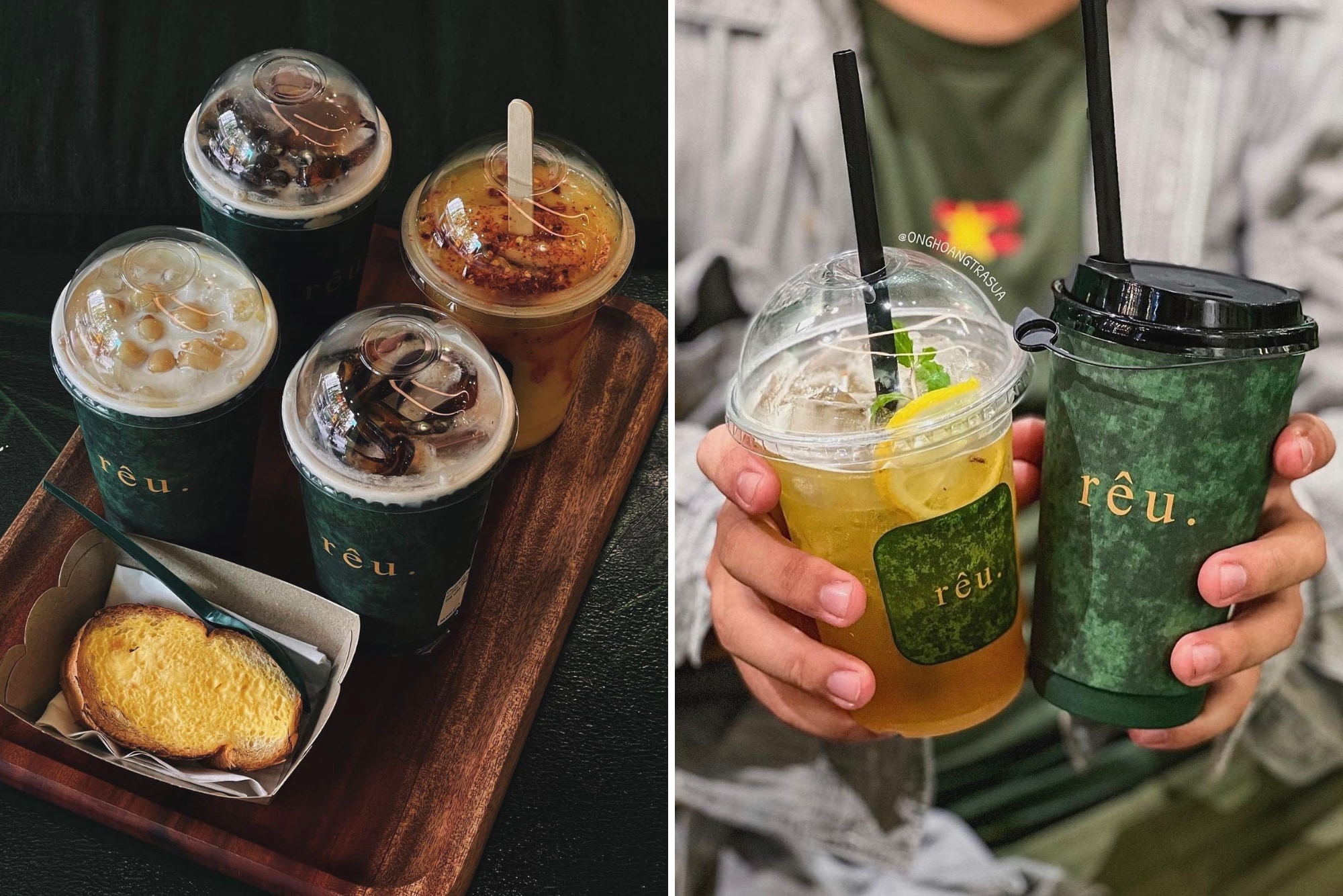 The “r e u coffee” with its velvety milk foam is a must-try specialty here